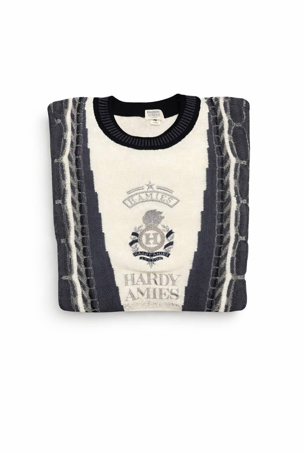 JPN 90s 일본 빈티지 하디에이미스 쿠지 스타일  케이블 니트 스웨터 상품이미지3