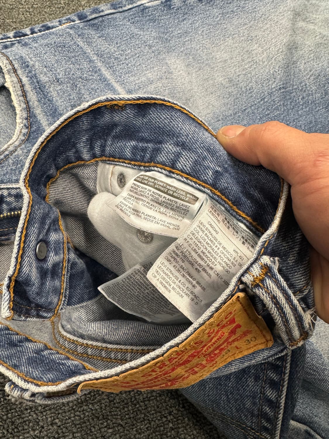 38)리바이스 517 빈티지 중청 부츠컷 데님팬츠 상품이미지7