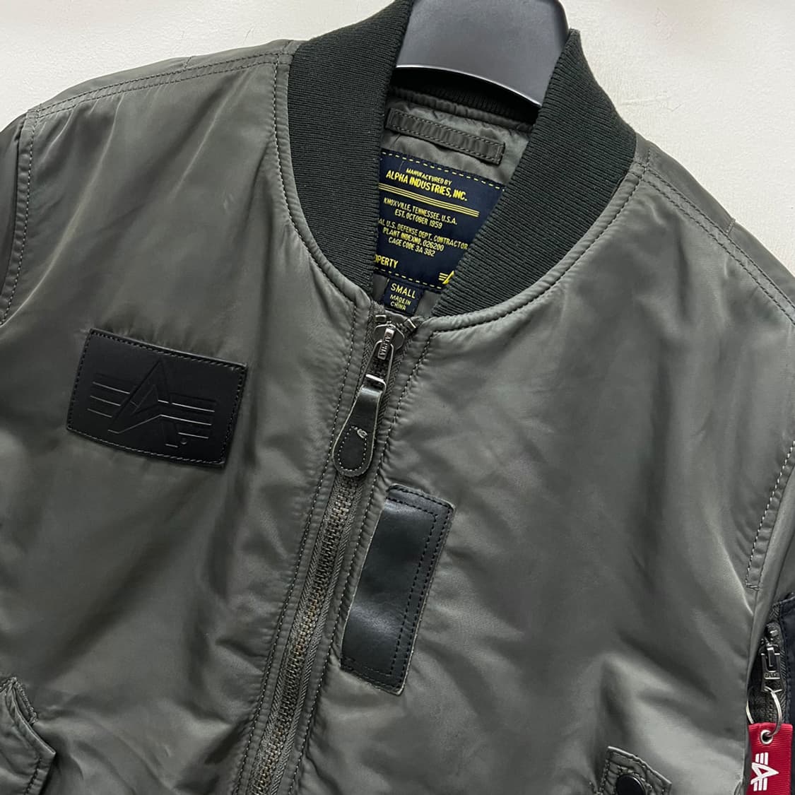 알파인더스트리 MA-1 플라이트 항공 점퍼 자켓 S 상품이미지3