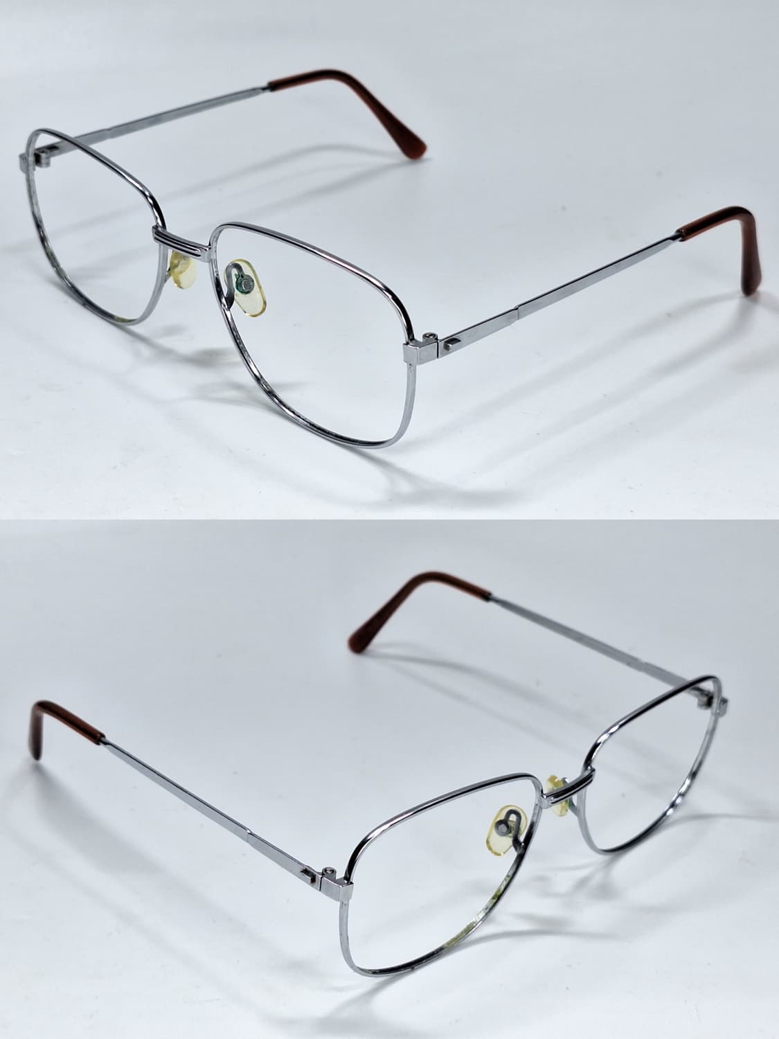 80s 일본 빈티지 웰링턴 메탈 실버 안경테 132mm 클래식 레트로 상품이미지7