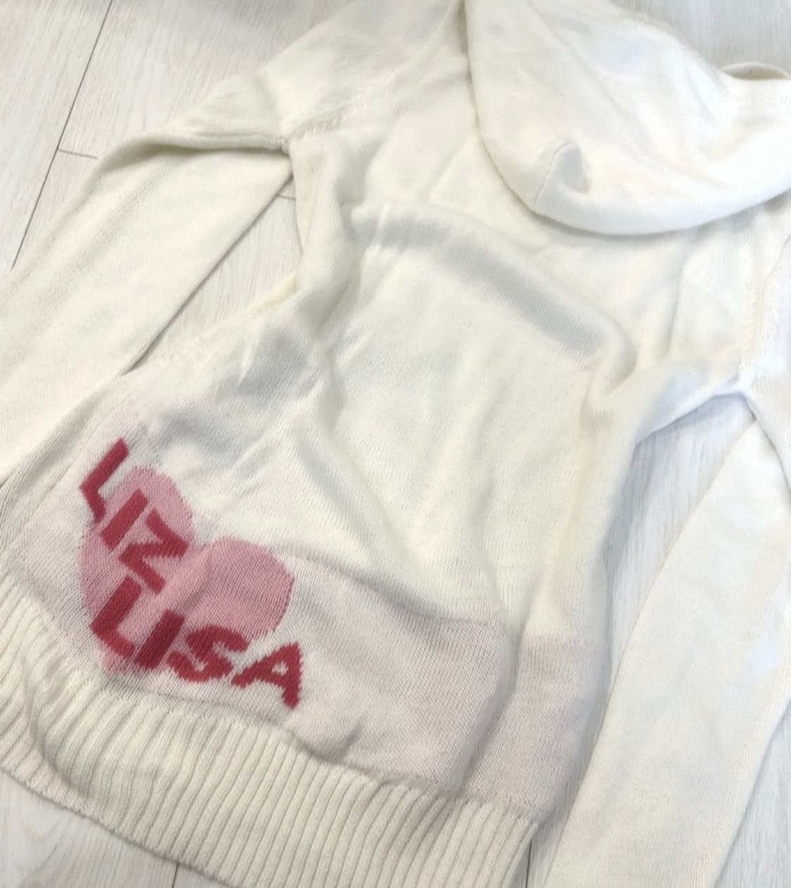 백아이보리 리즈리사 니트 미니원피스 상품이미지1