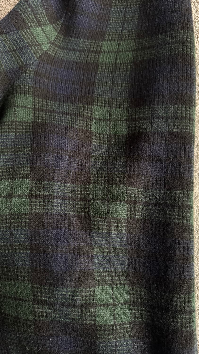 폴로 랄프로렌 블랙와치 100% 울 니트 L 상품이미지1