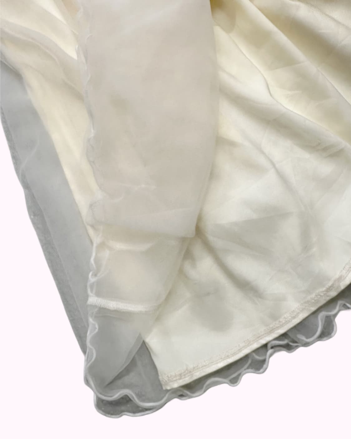 ivory lace layered skirt 상품이미지4