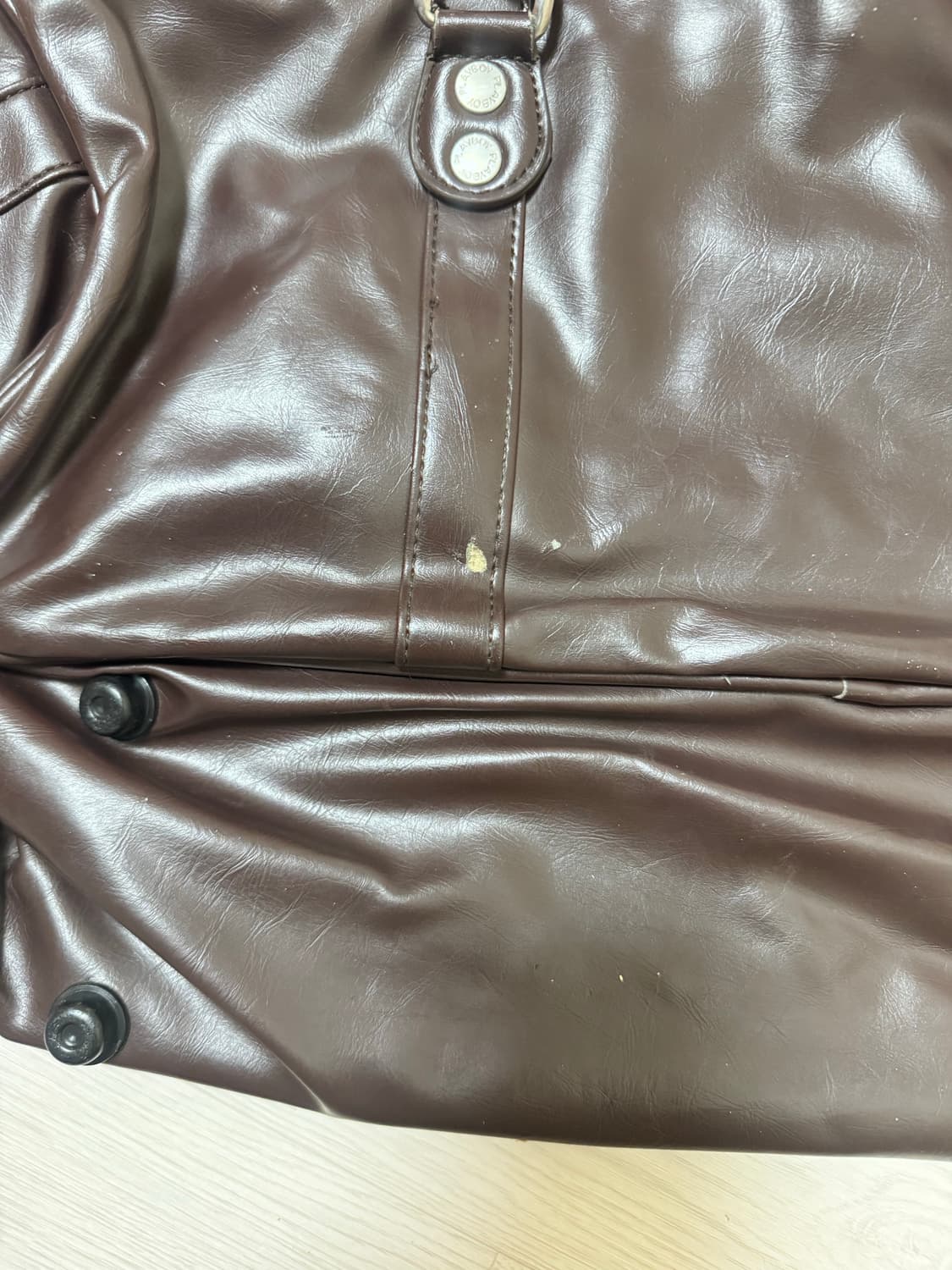 빈티지 갸루 y2k 일녀 교복 가죽 플레이보이 스쿨백 가방 상품이미지3