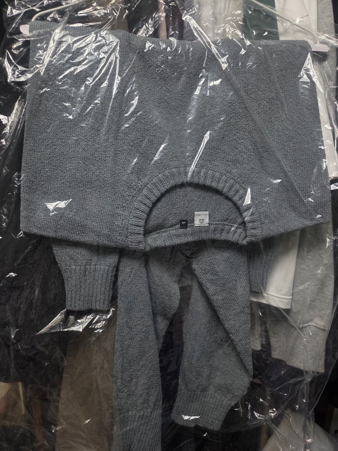 폴리테루 루즈드 니트 에스닉 슬리브 제이드 4 상품이미지2