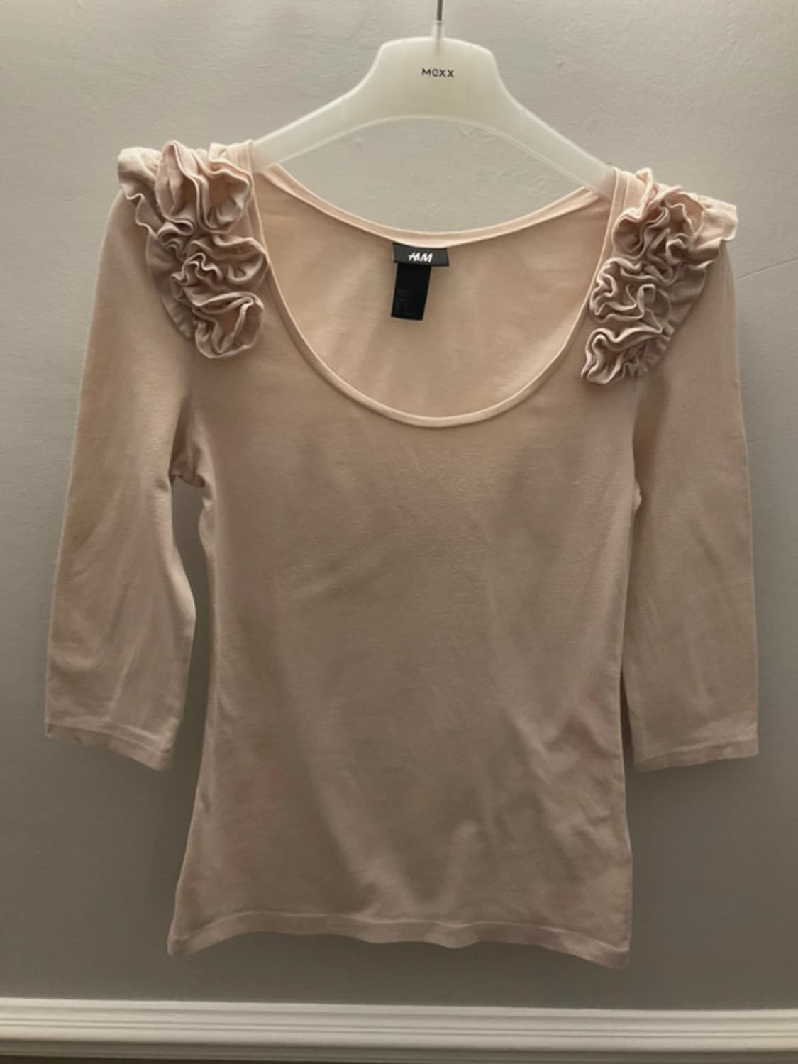 vintage roae shape frills top 상품이미지1