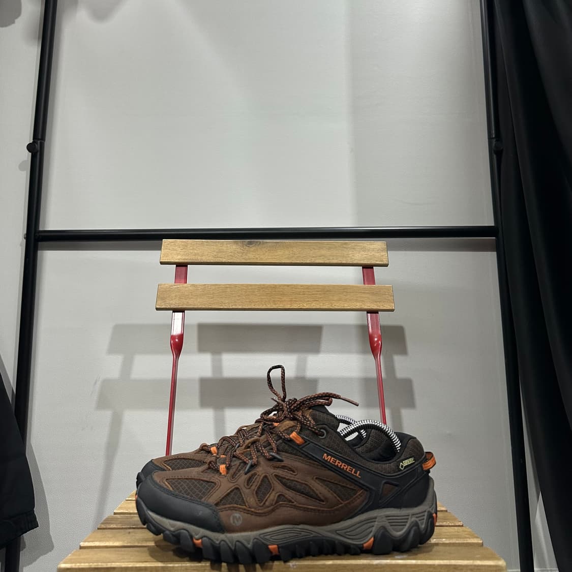 UK8.5) 머렐 트렉킹화 남성 남자 신발 블래이즈 벤트 비브람 솔 상품이미지3