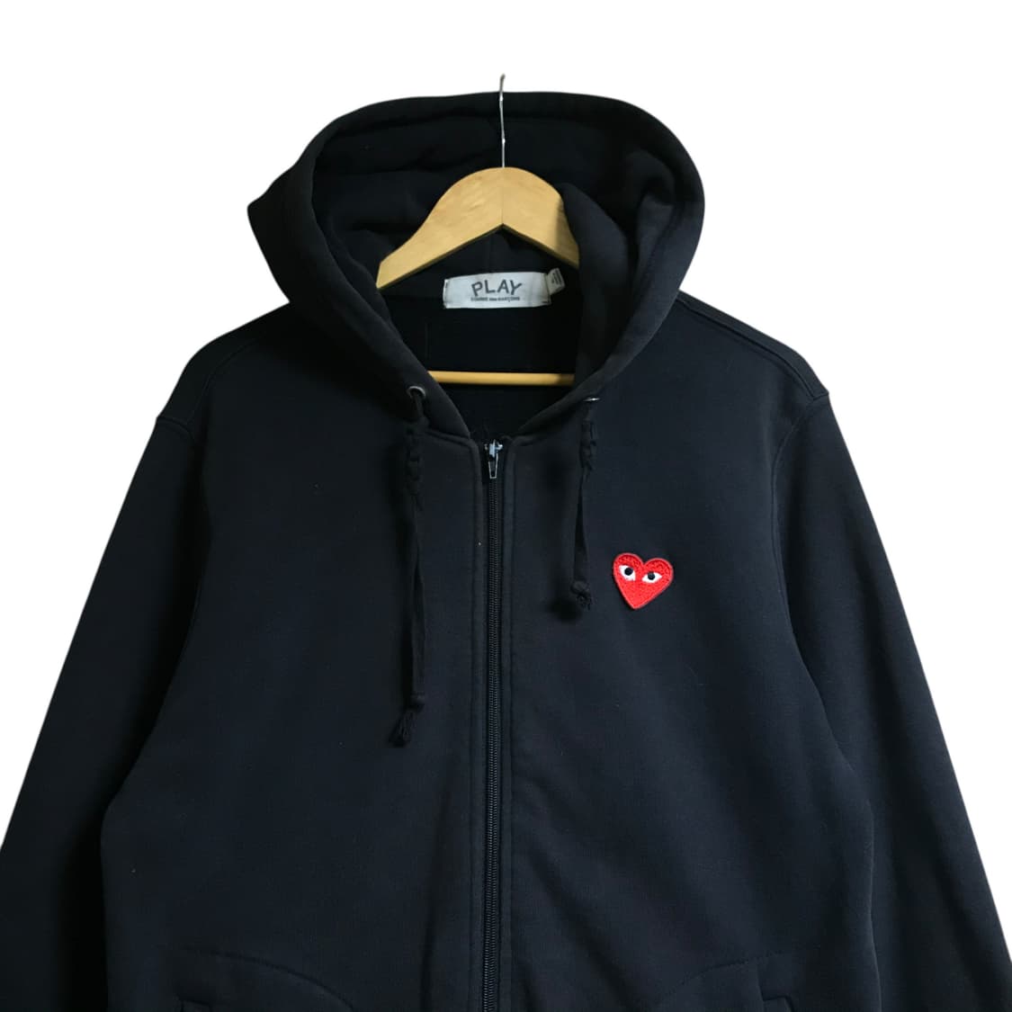 꼼데가르송 플레이로고 빈티지 후드집업자켓 상품이미지2