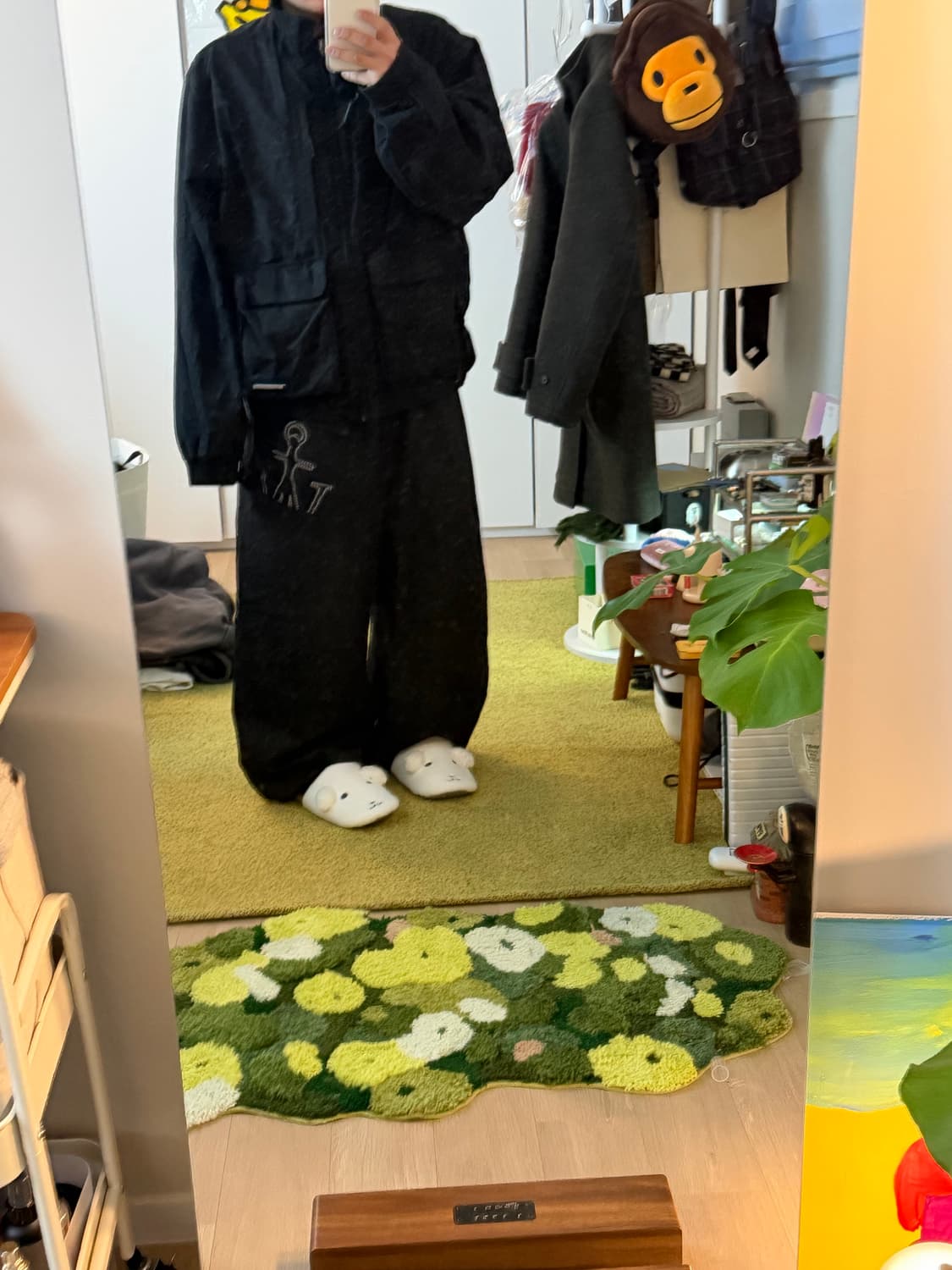 빈티지 세미크롭 검정 야상-점퍼 상품이미지3