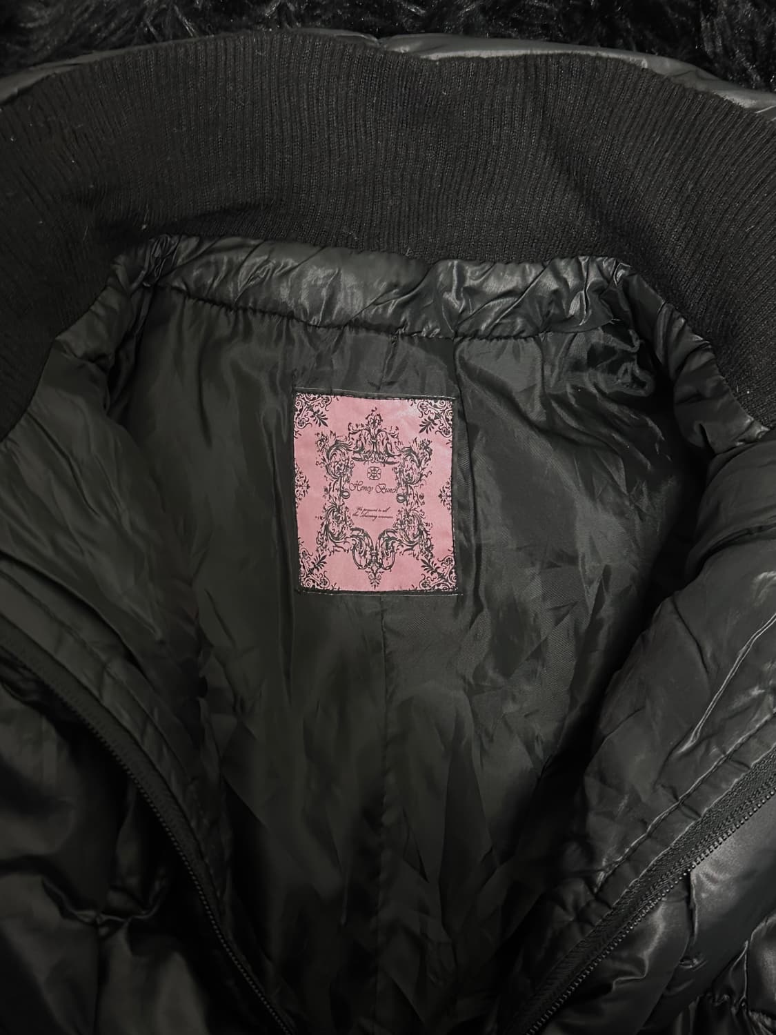  Big button black padded jacket 상품이미지3