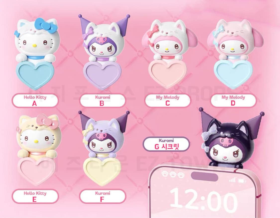 미니소 산리오 하트 히퍼 폰꾸미기 플로키 ver. 상품이미지2