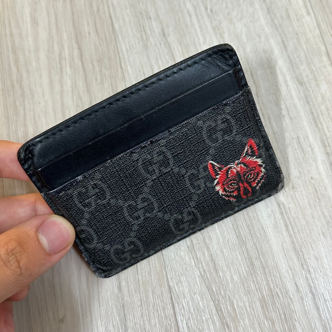 구찌 GG 레드울프 카드지갑 홀더지갑 상품이미지1