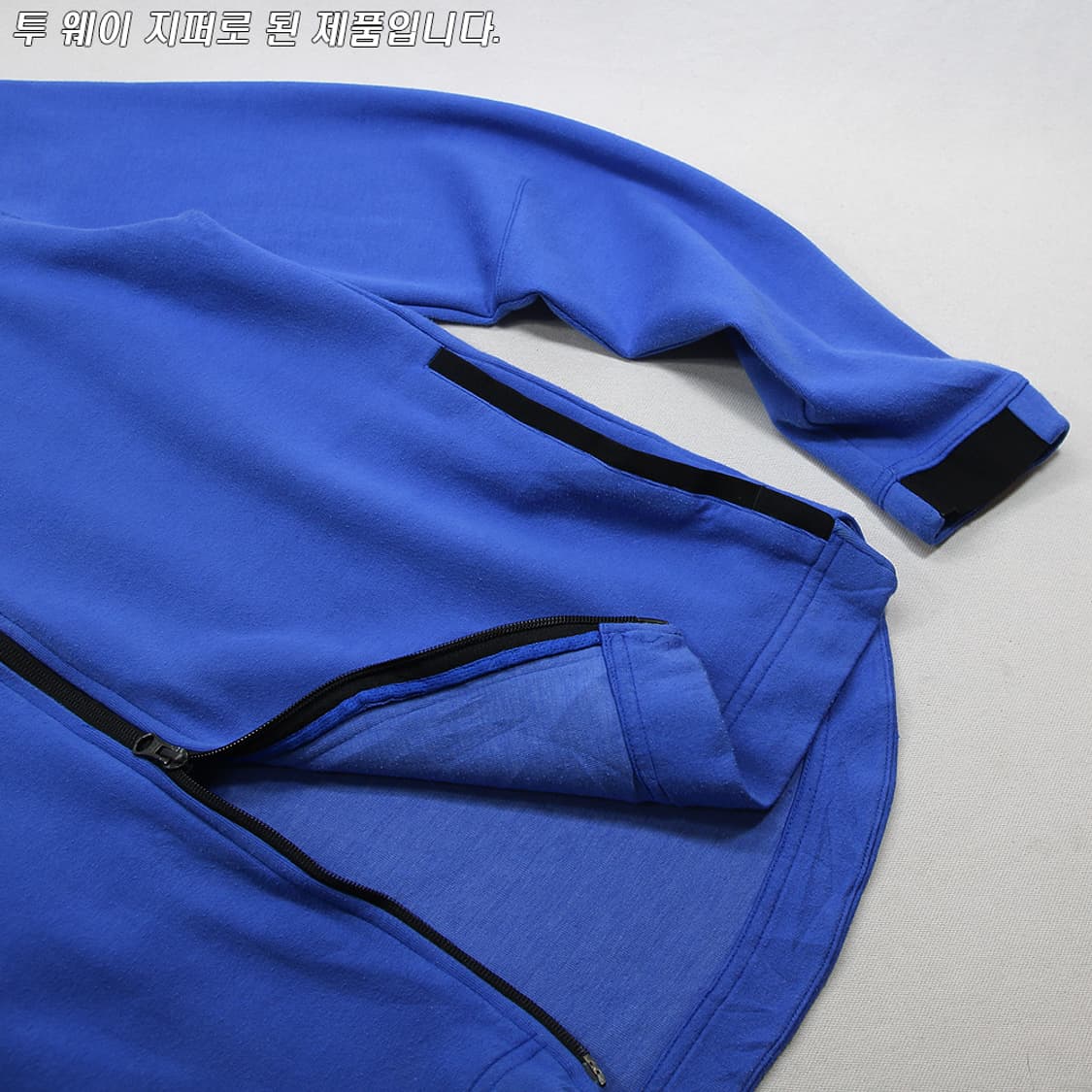 (착용컷) 나이키 올드스쿨 후드 집업 (남성용 M) 상품이미지6