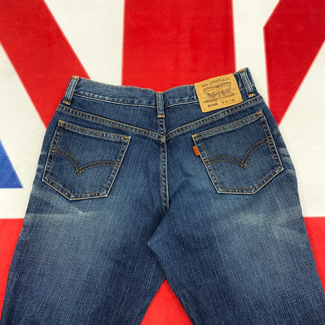 리바이스 206 오렌지탭 데님팬츠 실측 30 상품이미지4