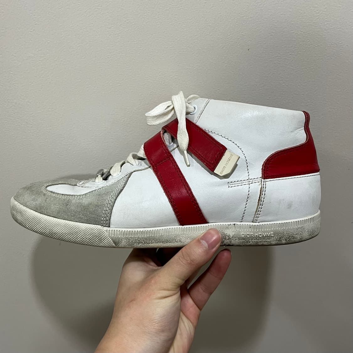 Dior Homme Double Velcro Hightop Sneaker 상품이미지1