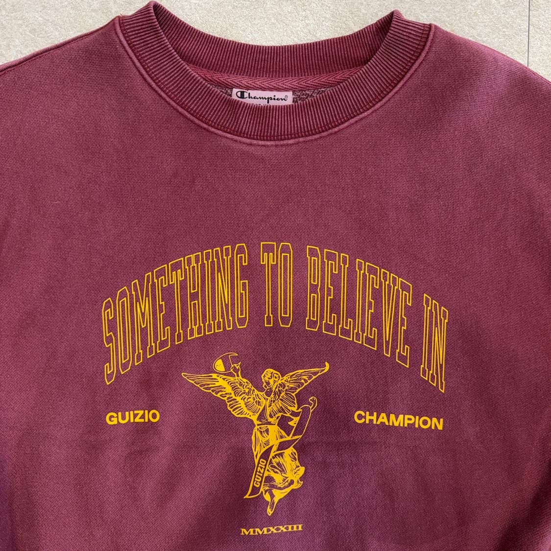 Champion × Guizio 리버스위브 스웻셔츠 상품이미지3