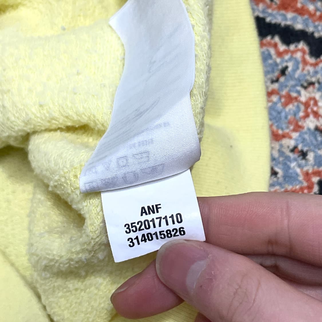 홀리스터 사이드로고 레몬색 후드집업 여성S 상품이미지7