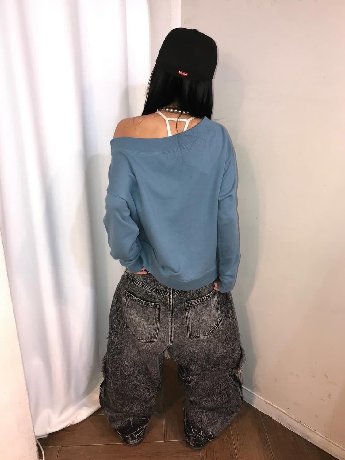 Hysteric Glamour One-Shoulder Sweatshi 상품이미지5