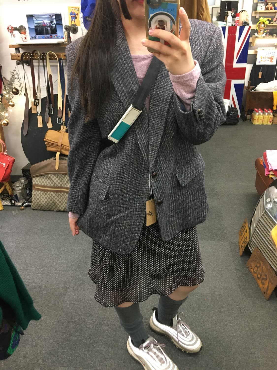 해리스 트위드 자켓 상품이미지1