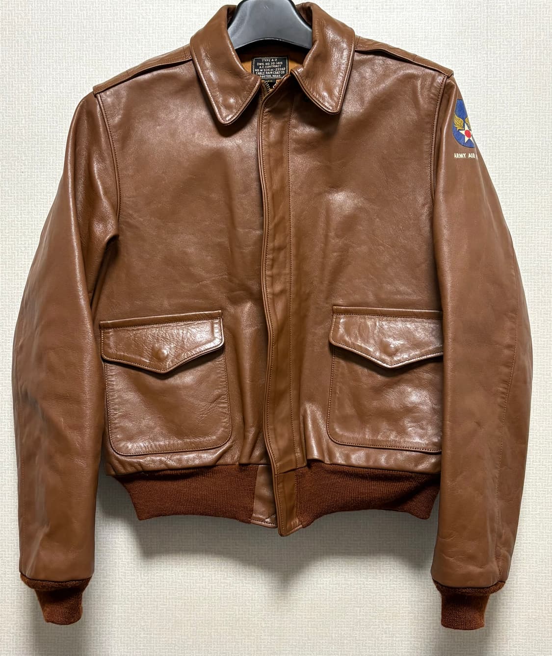 (40)리얼맥코이 A-2 홀스하이드 레더자켓 상품이미지1