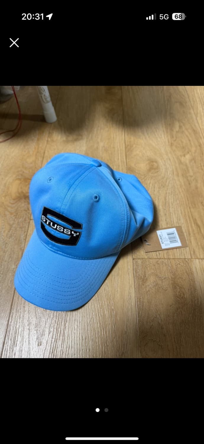 스투시 미드 뎁스 라지 S 스냅백 스카이 블루 볼캡 상품이미지1