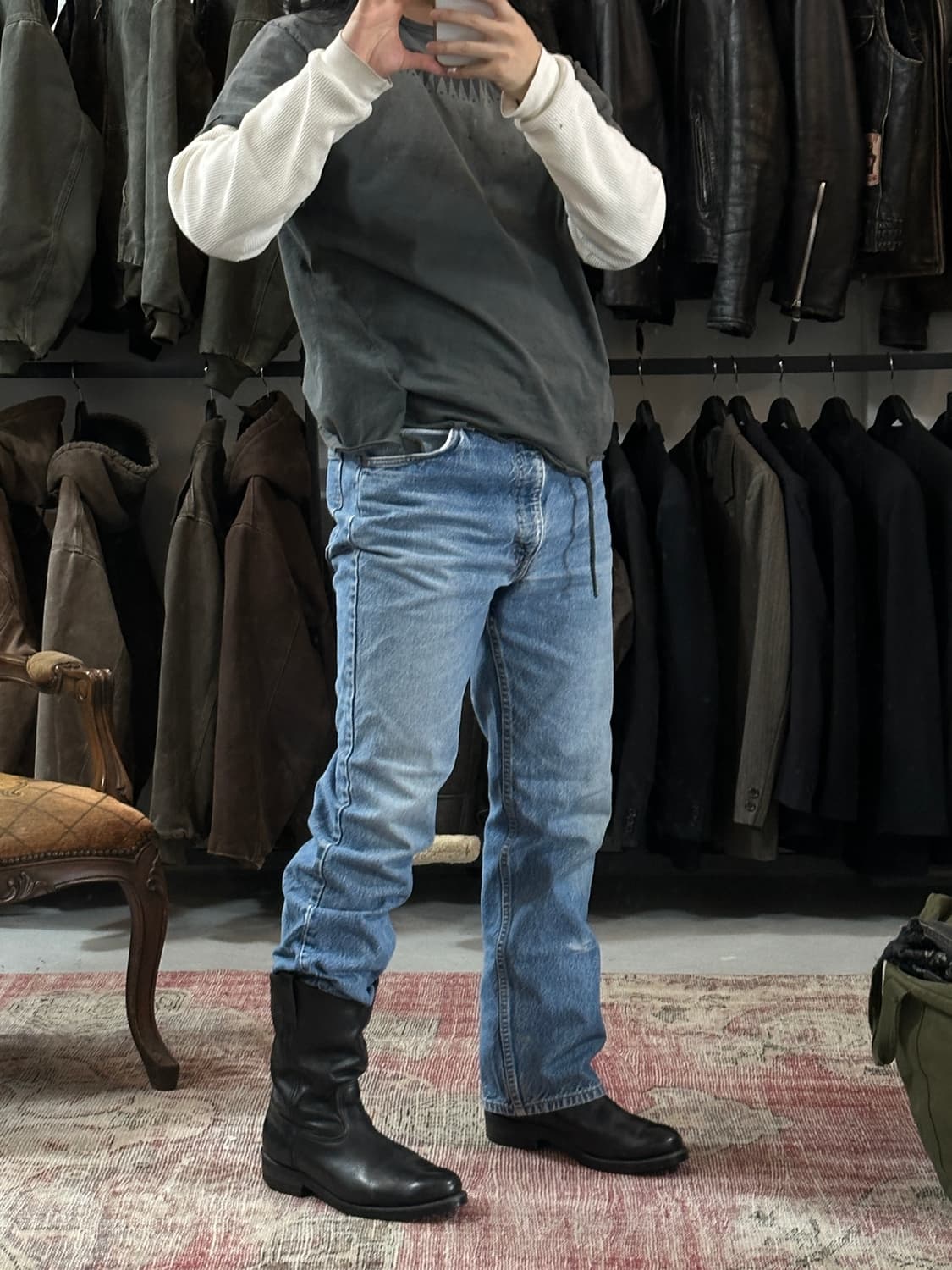 90's OG USA Made 레드윙 1116 페코스 레드윙 웨스턴 부츠 상품이미지2