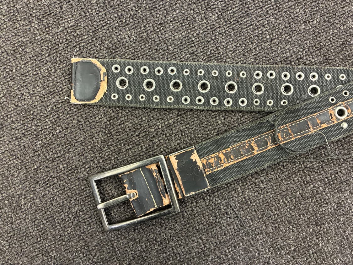 Japanese vintage y2k 브라운 스터드 벨트 상품이미지2