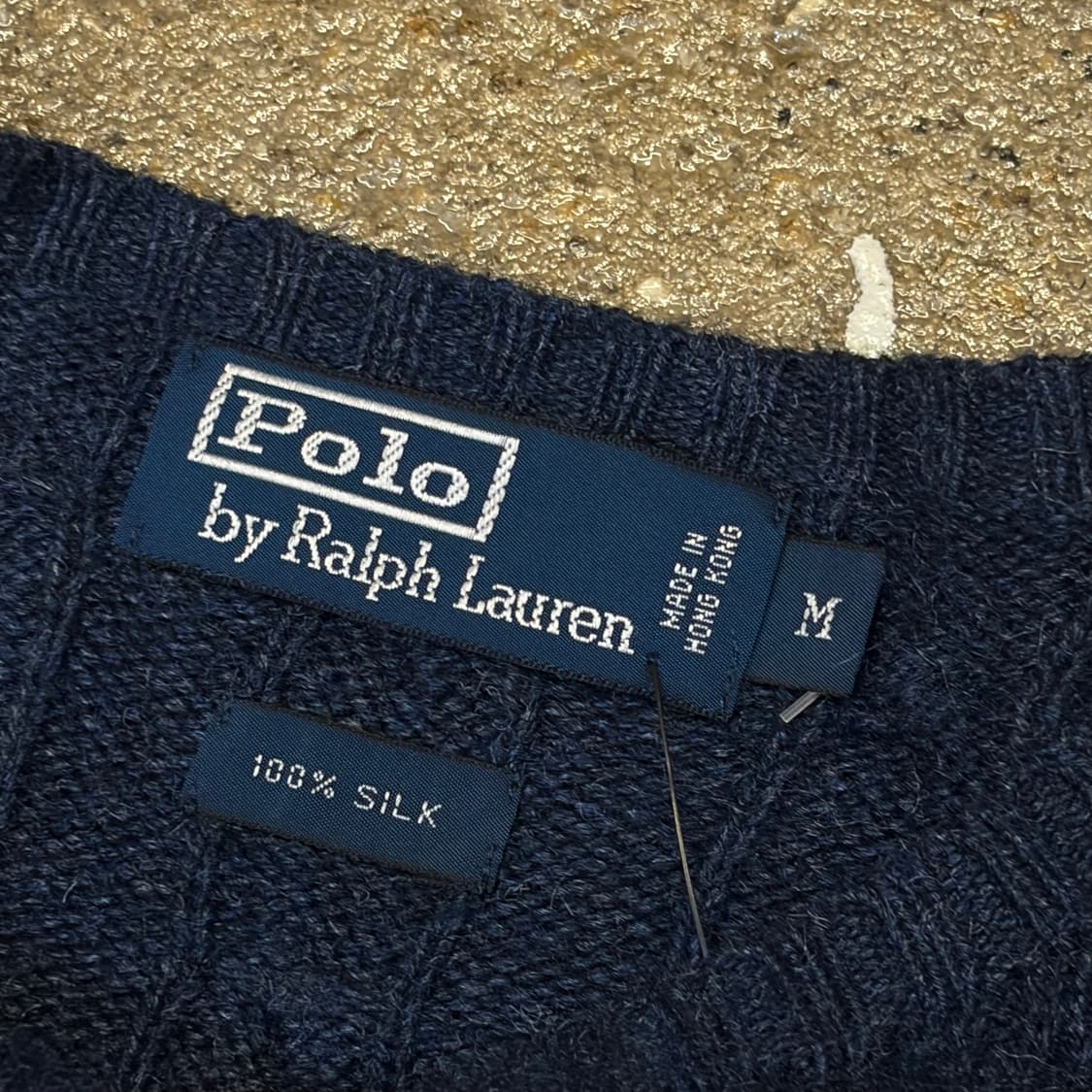 새상품 90s USA 빈티지 폴로랄프로렌 100% 실크 울 니트  상품이미지4