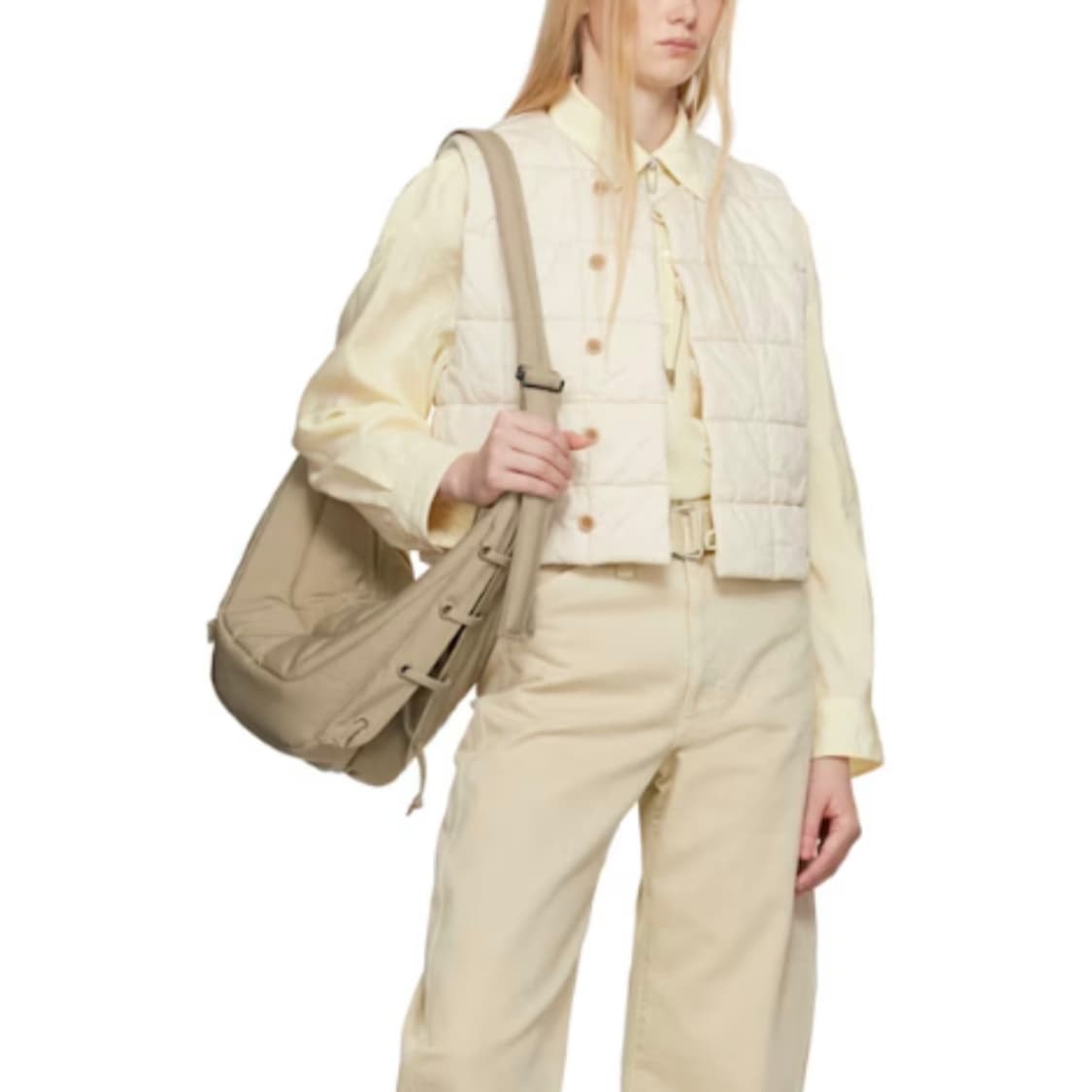 르메르 소프트 게임백 베이지 미디움 가방 상품이미지2