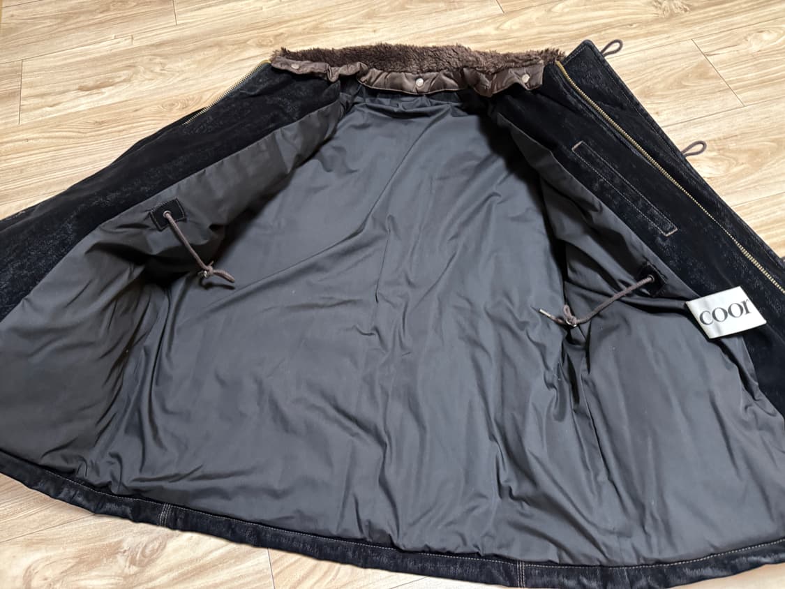 Coor 쿠어 25FW 벨벳 데님 패디드 헌팅 자켓 상품이미지7