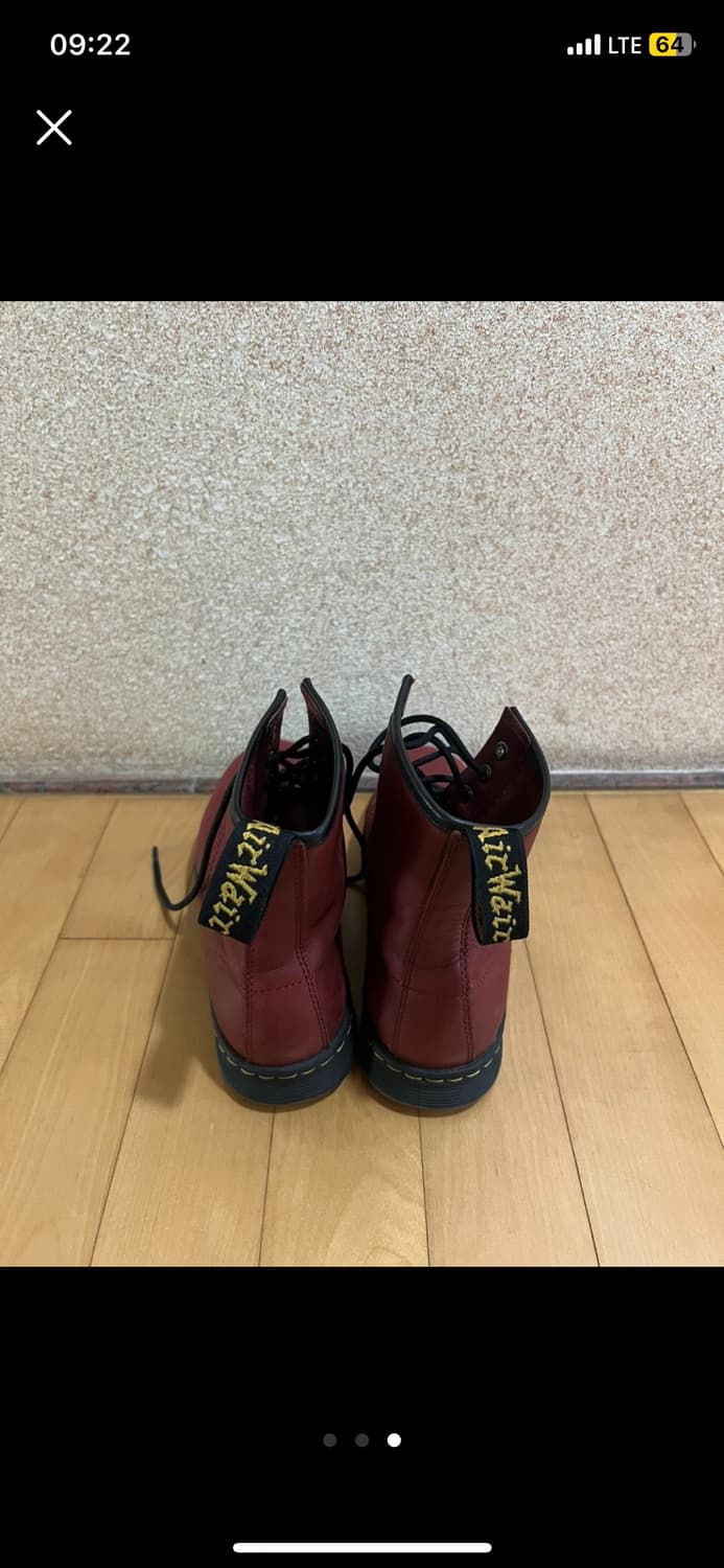 닥터마틴 체리레드 여자 UK7(250-260) 상품이미지3