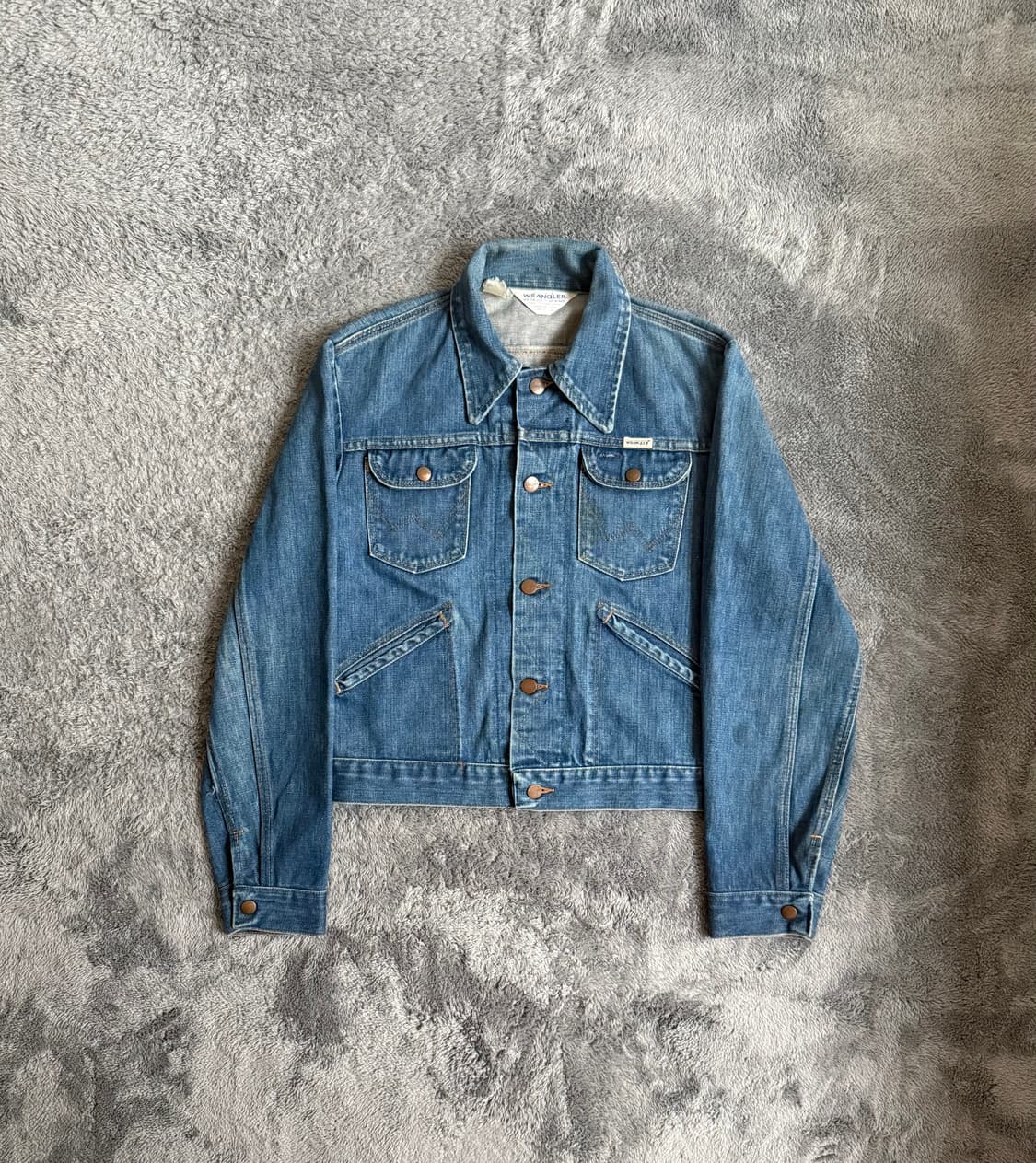 70-80s USA 랭글러 126mj 데님자켓 청자켓 상품이미지1