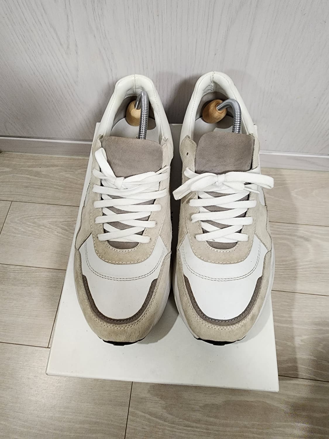 Vince 빈스 EASTSIDE 이스트사이드 화이트 레더 스니커즈 상품이미지3