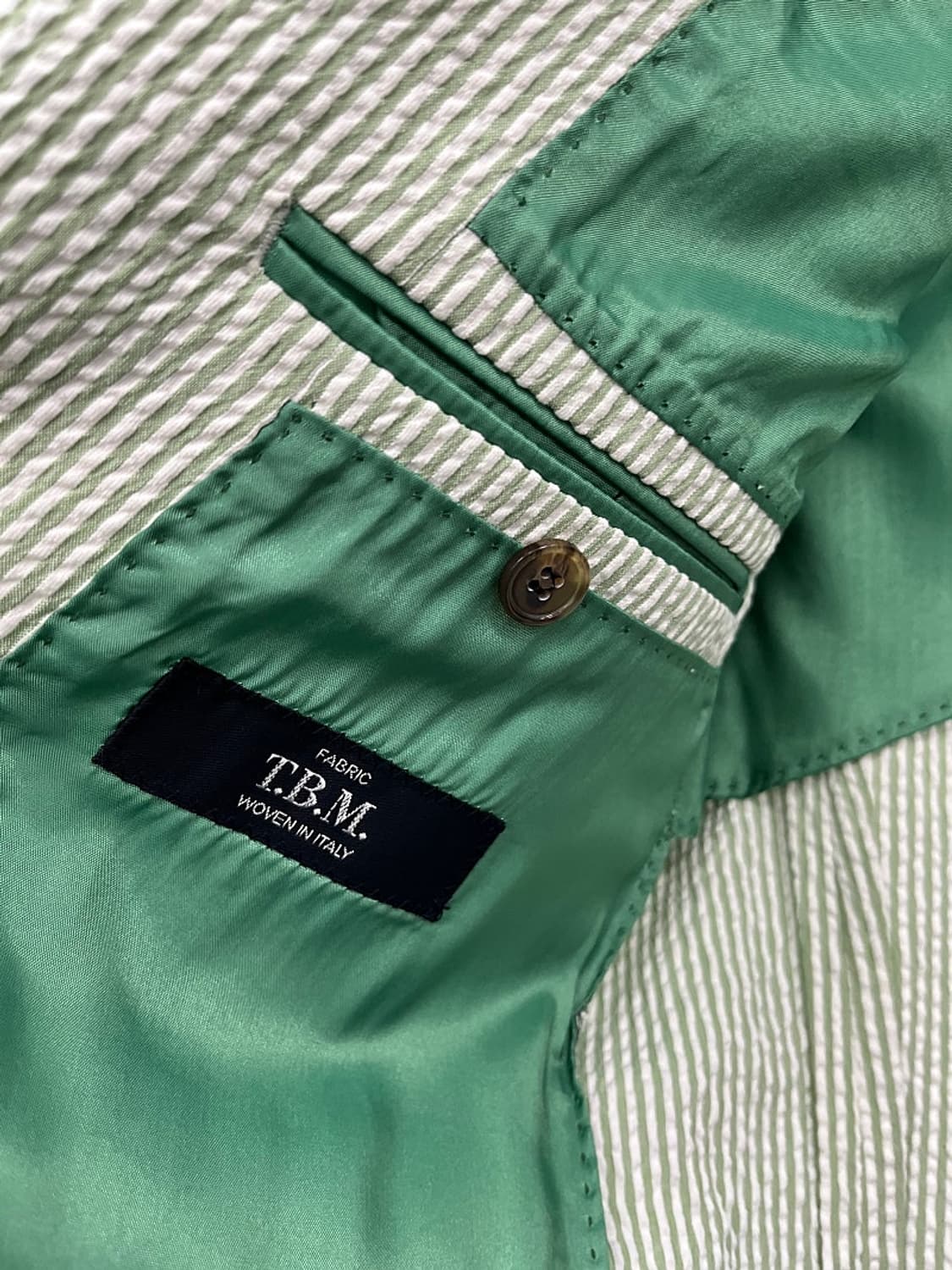 95) 맨온더분 금장 시어서커 자켓  상품이미지7