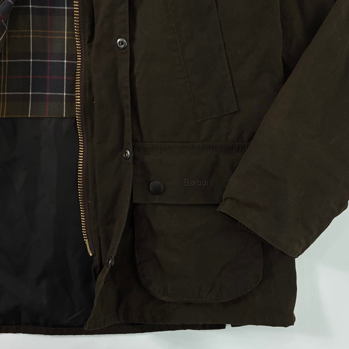 Barbour  바버 클래식 비데일 브라운 왁스 자켓  상품이미지4