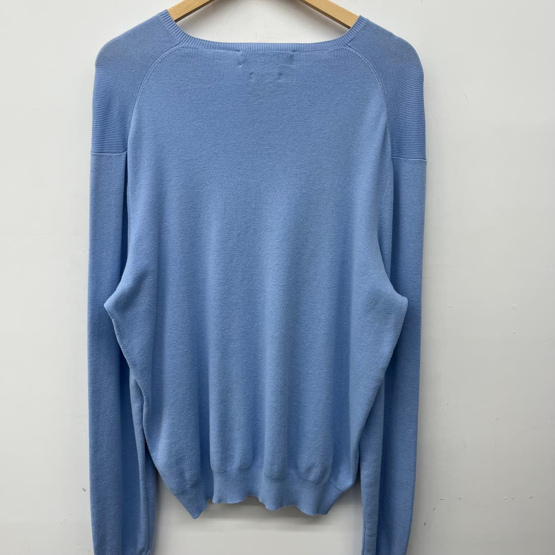 폴로 랄프로렌 브이넥 니트 하늘색 남XL 상품이미지7