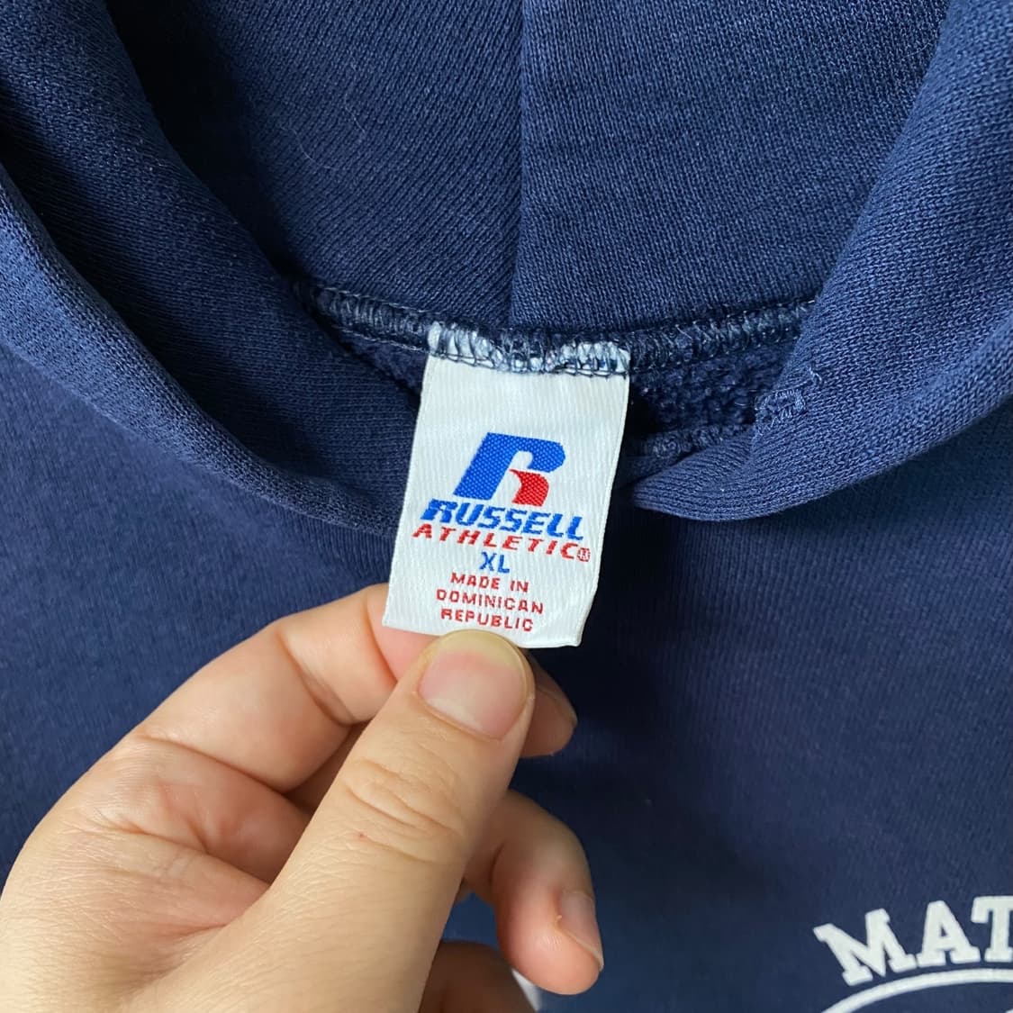 (XL)빈티지 러셀 스웨트 후드티셔츠 상품이미지3