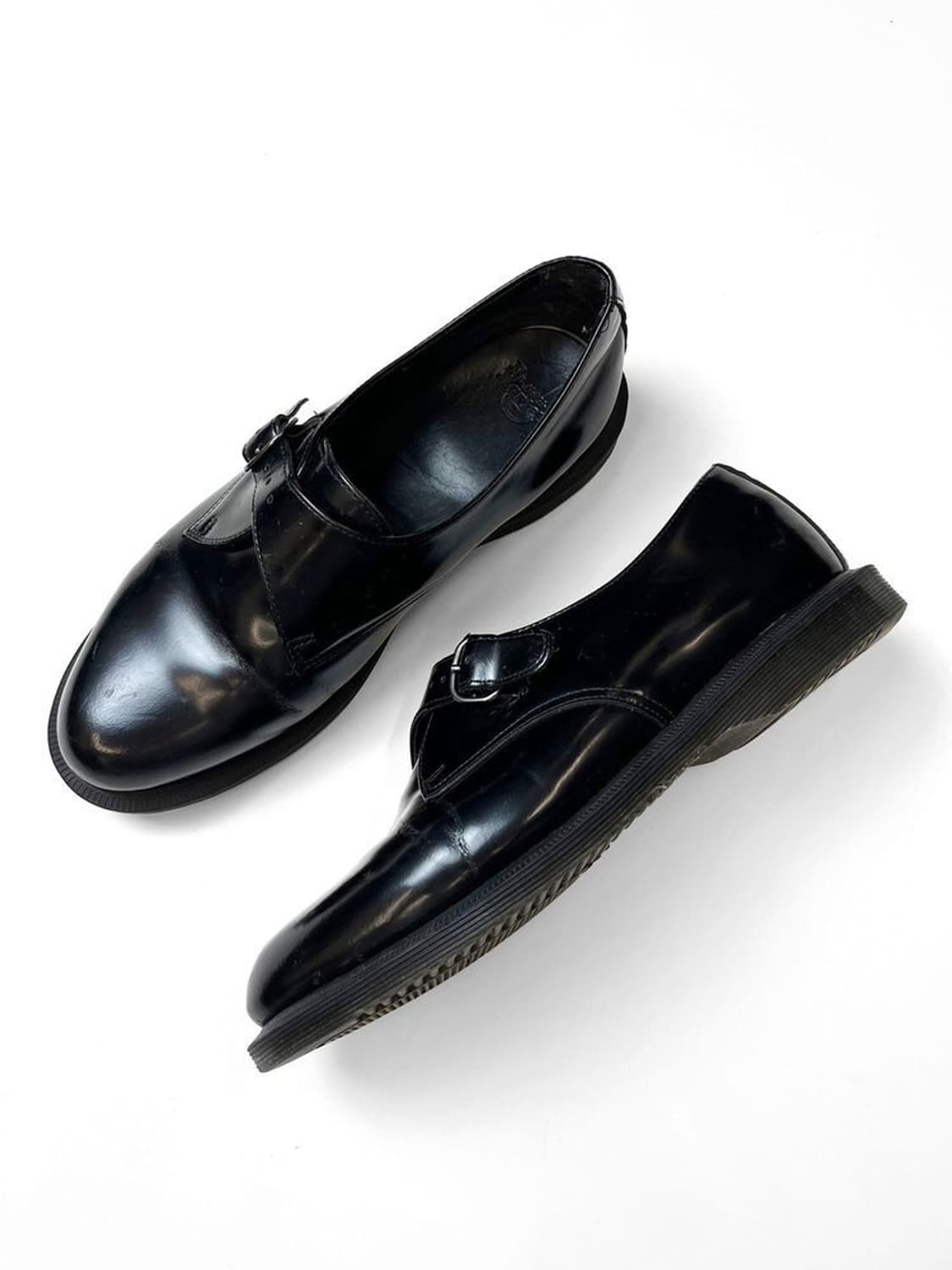 닥터마틴 론 몽크 스트랩 블랙 워커 A1483 상품이미지1