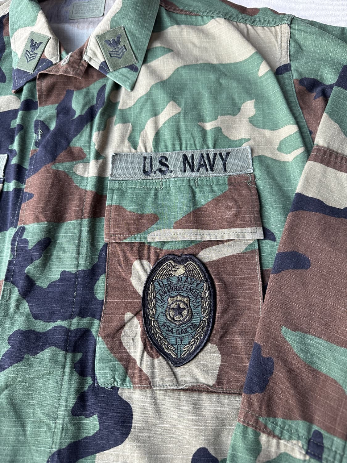 미군 우드랜드 BDU 자켓 M/R (100) 상품이미지3