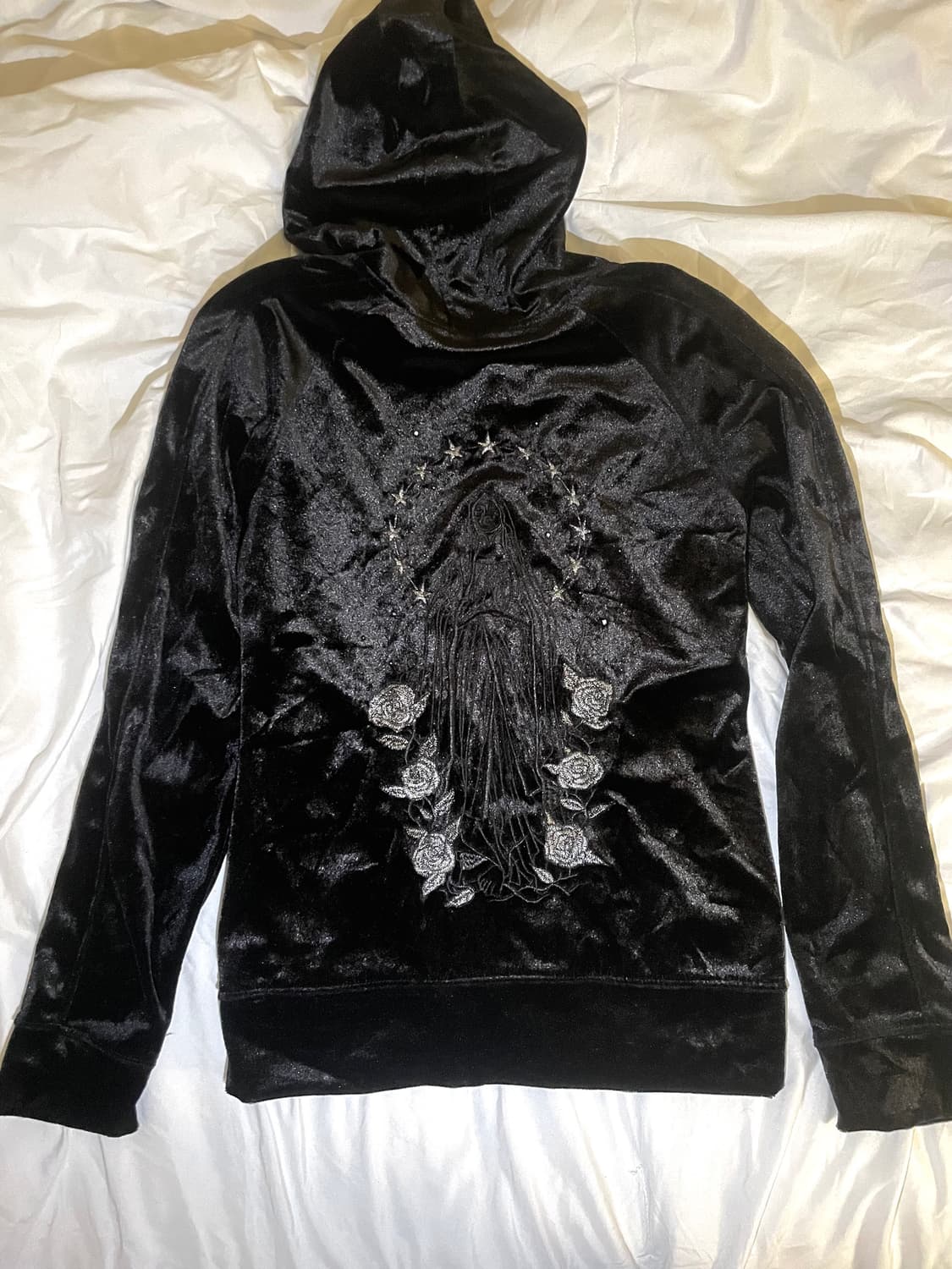 FUGA 벨벳 후드집업 상품이미지3