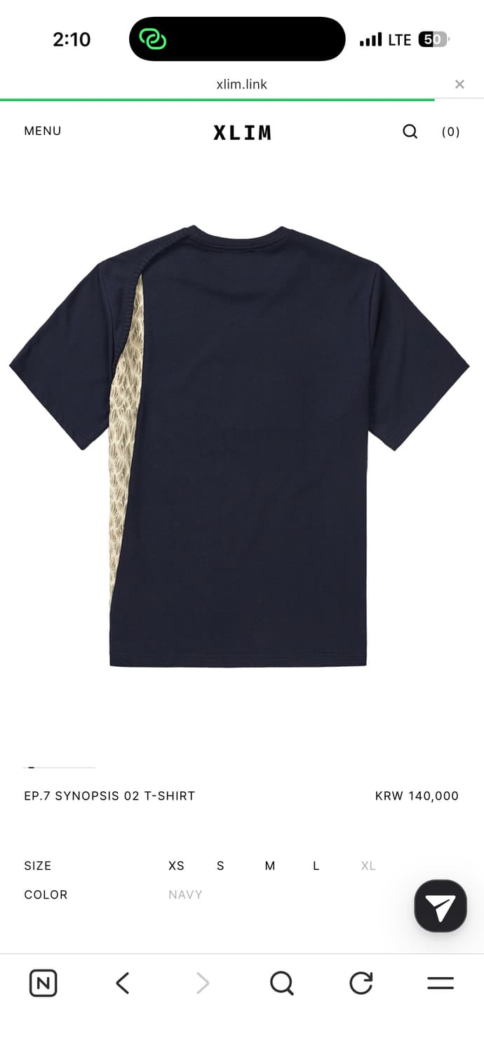 xlim 반팔 M 새상품 상품이미지2