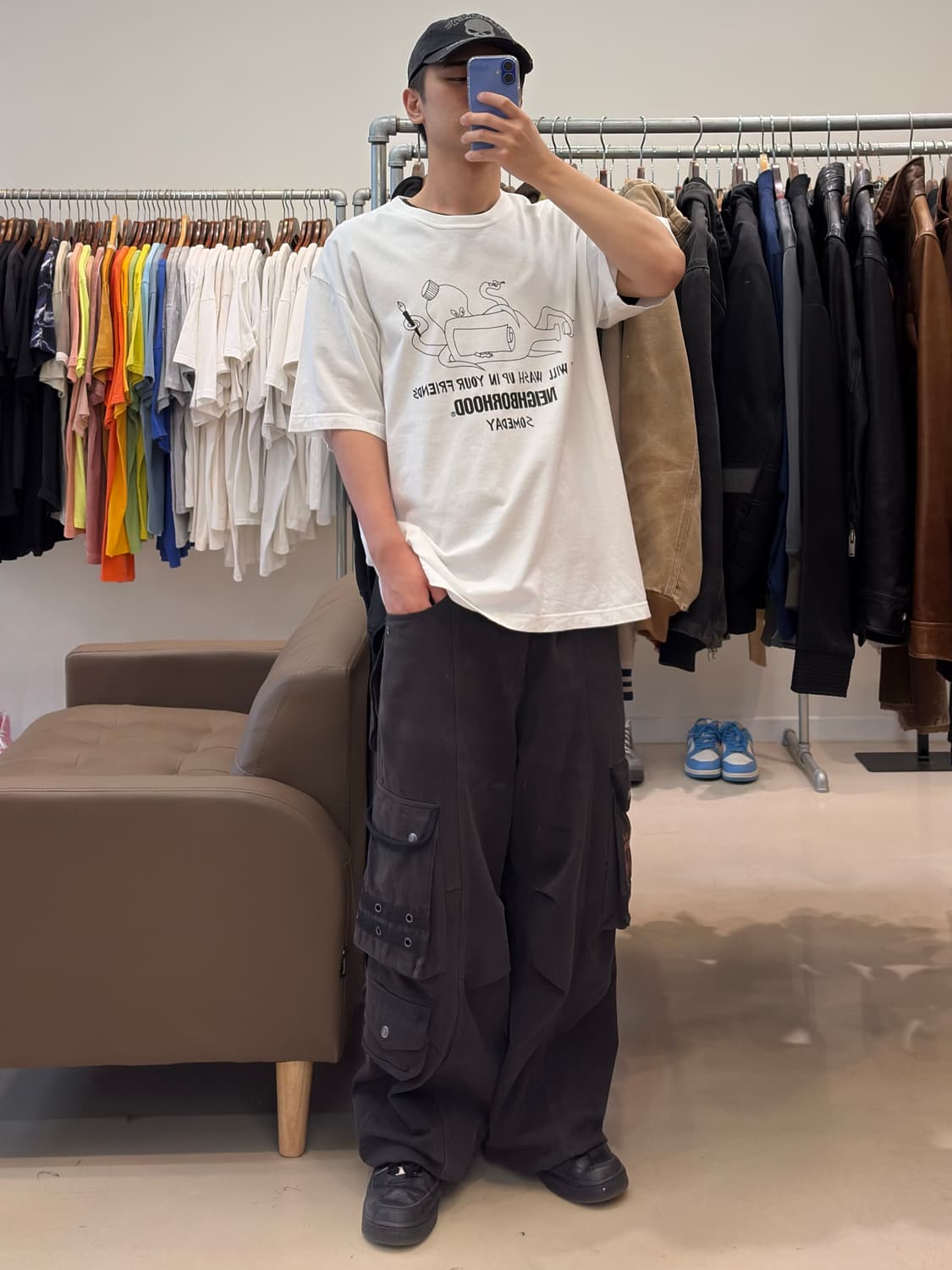 네이버후드 그래픽 반팔 티셔츠 상품이미지8