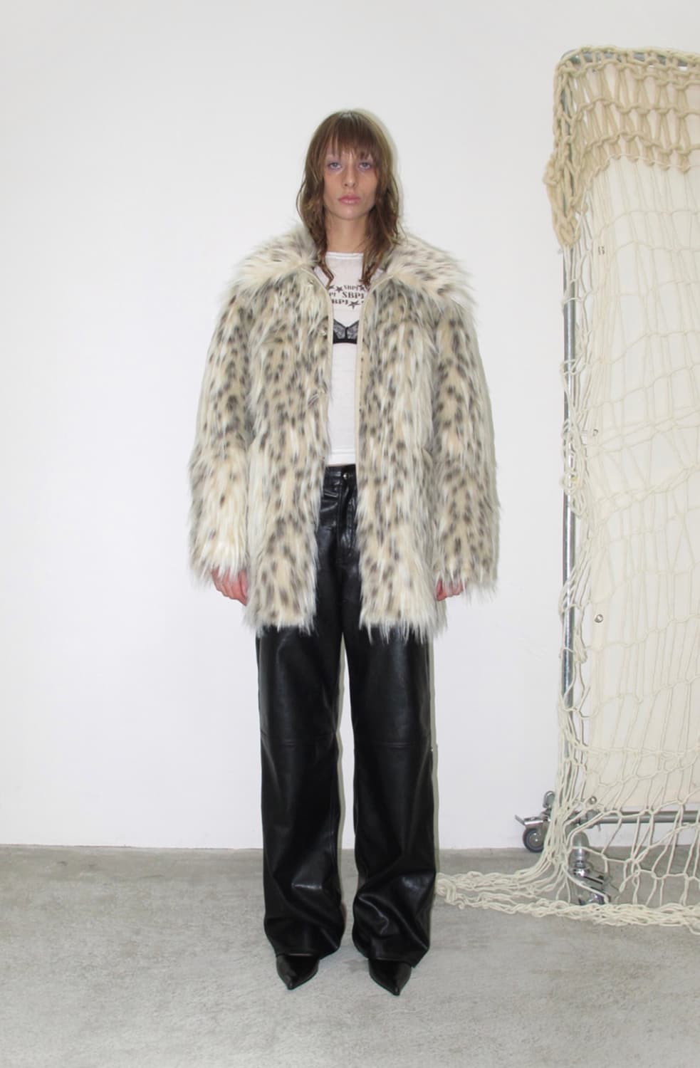 선번프로젝트 리버시브 퍼 무스탕 베이지 상품이미지1