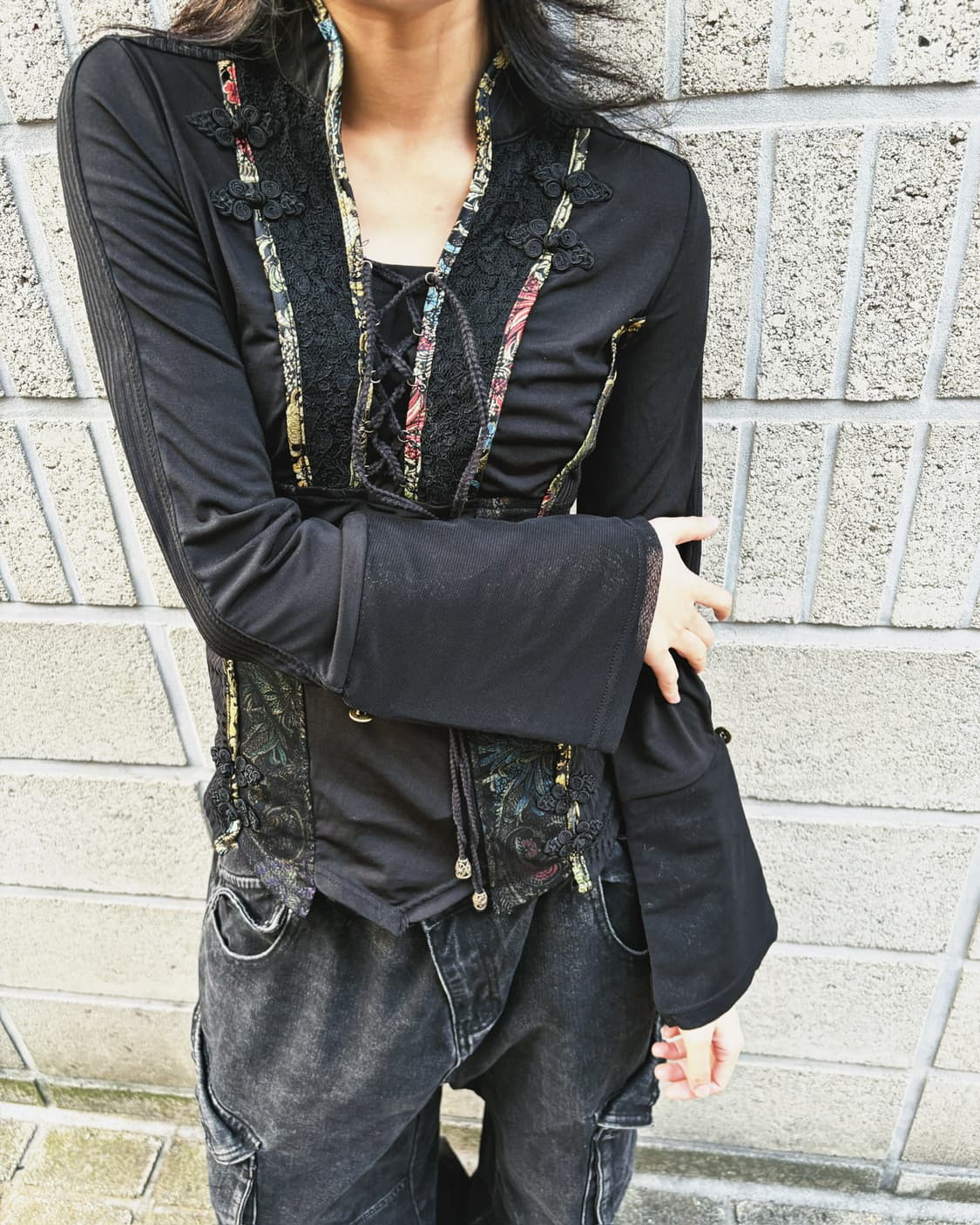 오즈온 오리엔탈 매쉬 롱 슬리브 상품이미지4