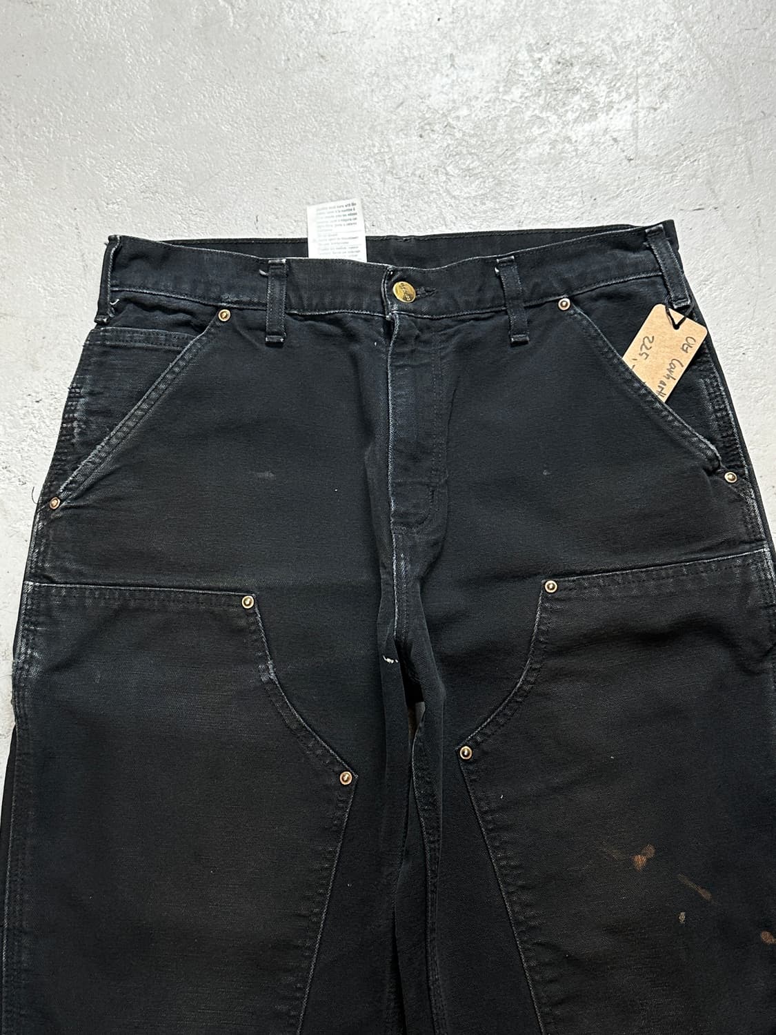 OG 칼하트 B01 더블니 블랙 칼하트 썩블니 워크팬츠 상품이미지6