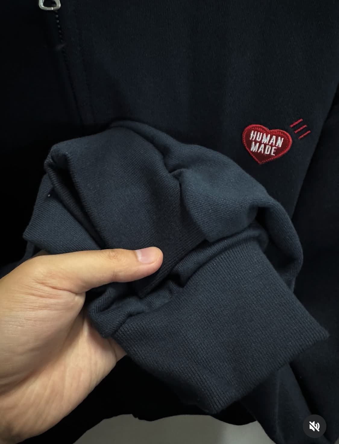 휴먼메이드 네이비 후드집업 상품이미지5