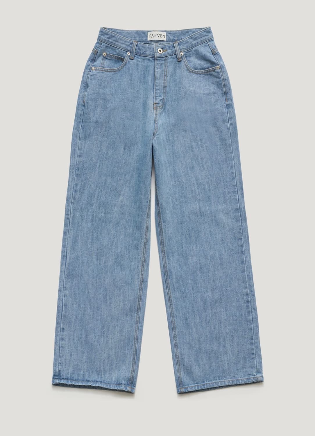 새상품) 파르벵 farven 워시드 와플 데님 팬츠 M 상품이미지1