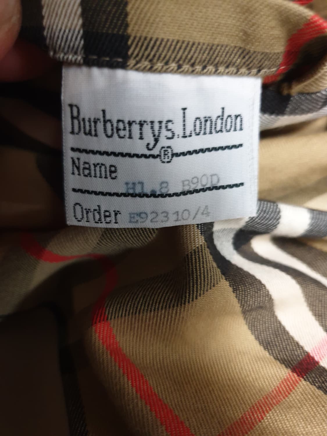 버버리 made in England 슬림핏 싱글 트렌치코트 베이지 (M) 상품이미지5