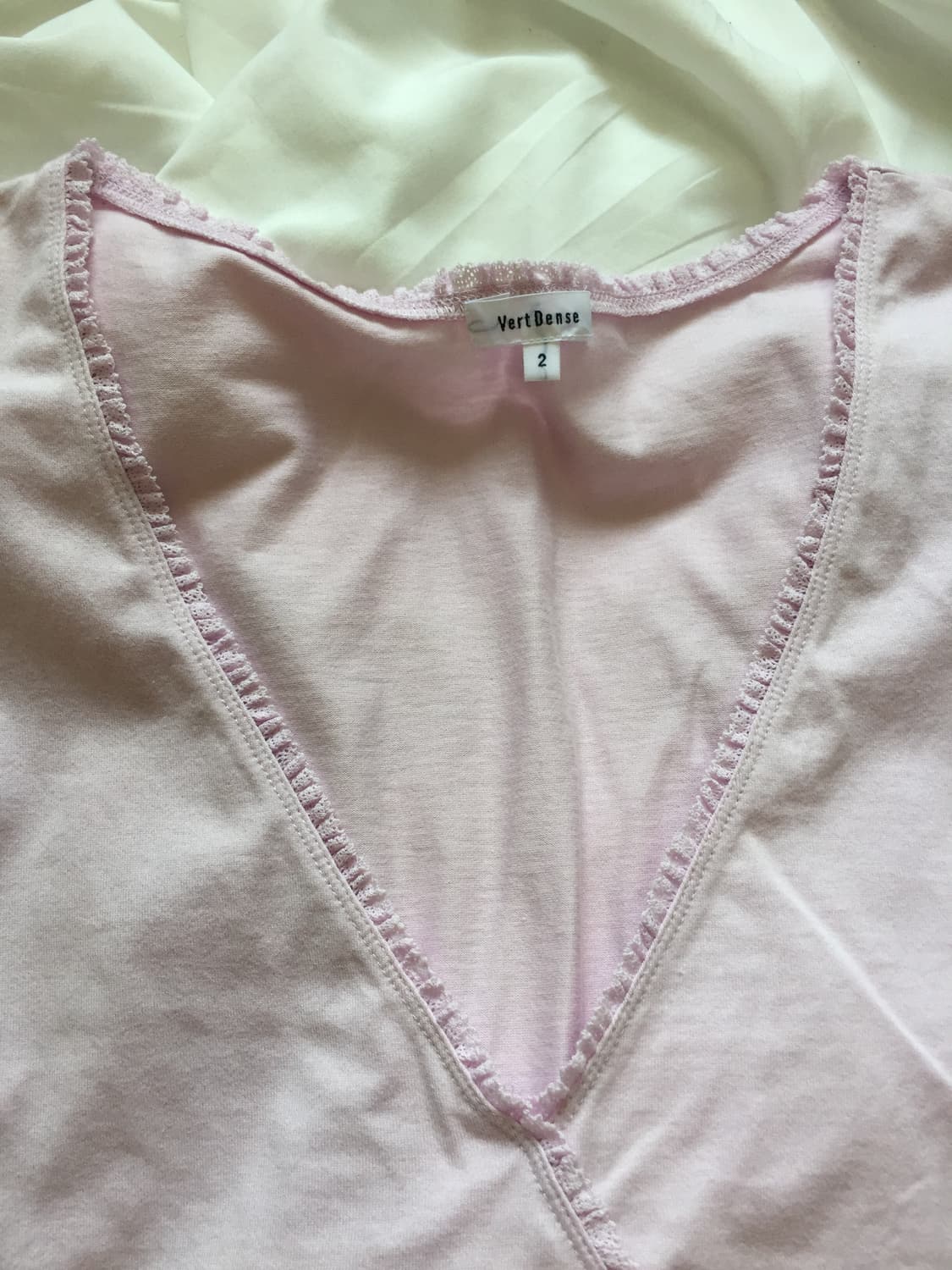 레이스 연보라 티셔츠 상품이미지2