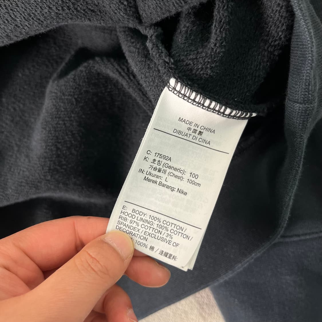 100 조던 점프맨 블랙 후드티 상품이미지4